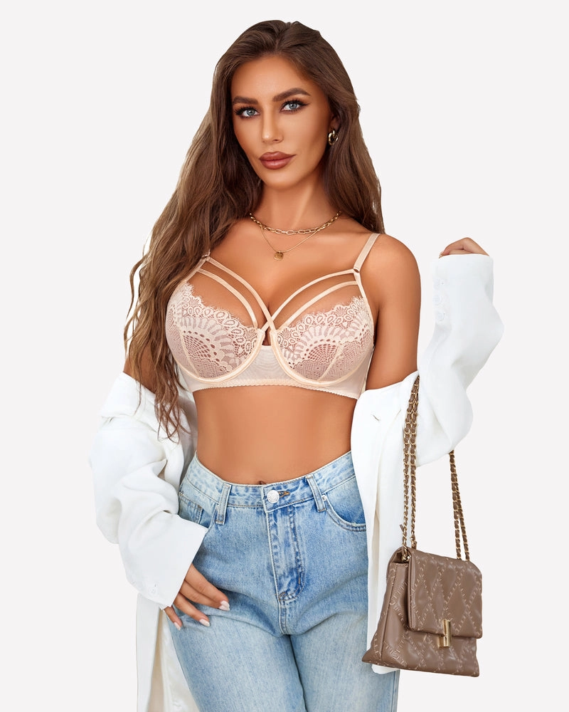 2 Pieces Lace Bra and Panty Sets