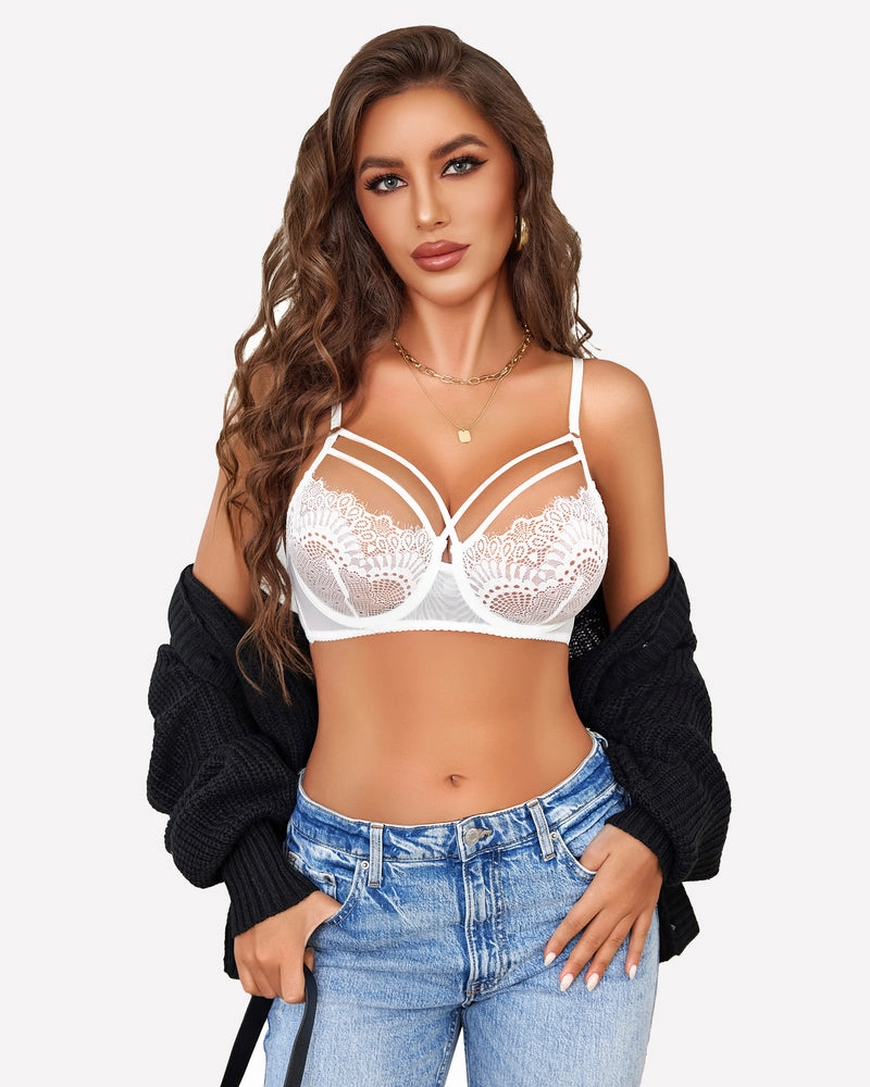 2 Pieces Lace Bra and Panty Sets