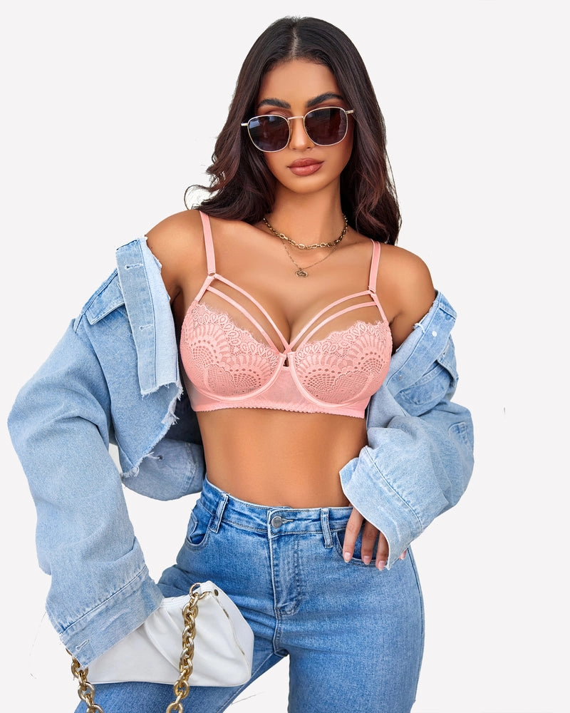 2 Pieces Lace Bra and Panty Sets
