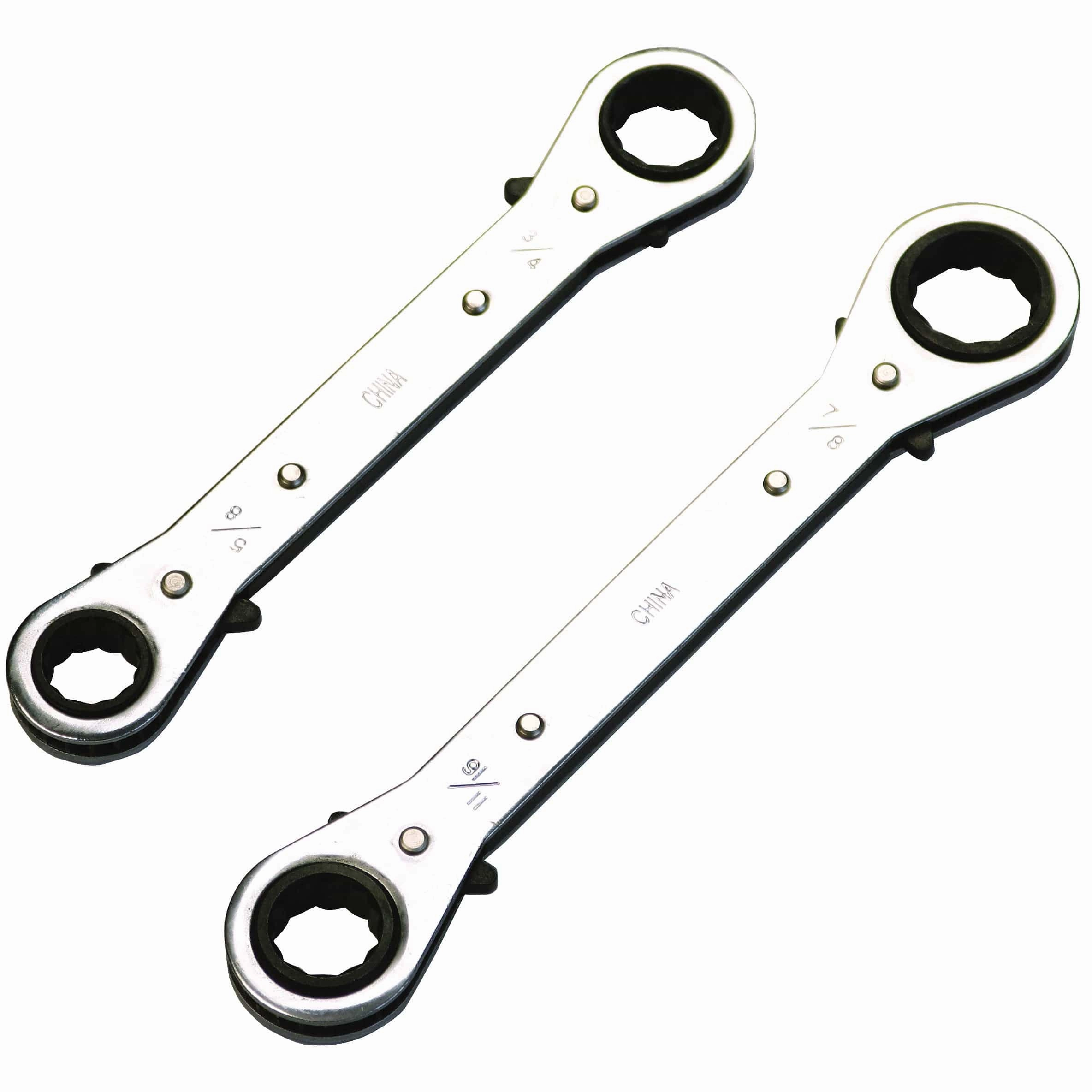5 Piece SAE Ratcheting Wrench Set