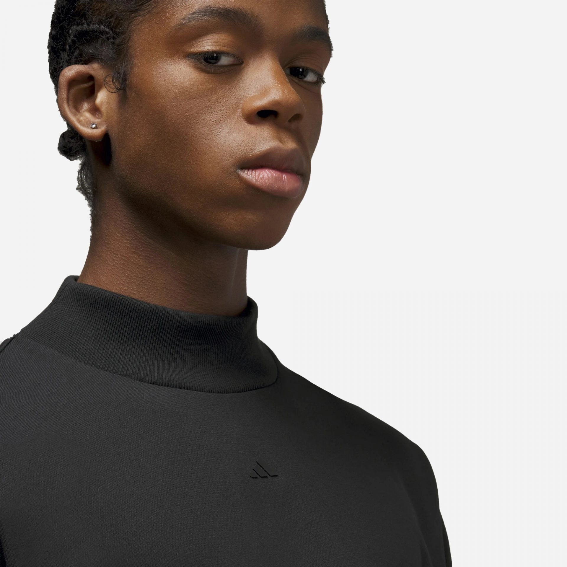 Adidas Originals | BASKETBALL LONG SLEEVE TEE  { BLACK