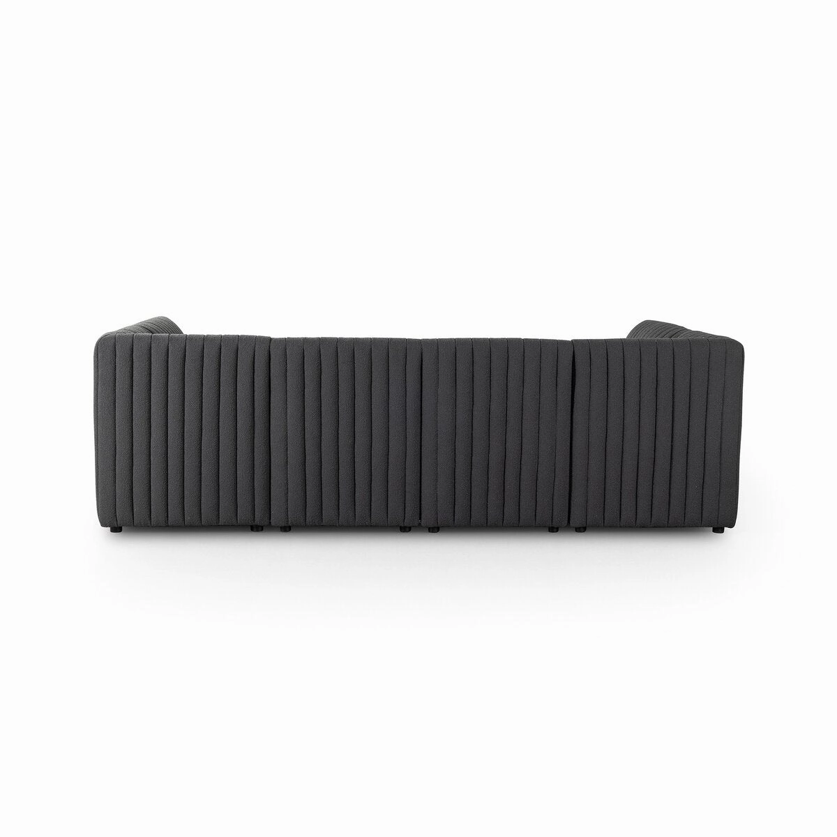 Alexander Dining Banquette, U Shape - 106" - Fiqa Boucle Charcoal