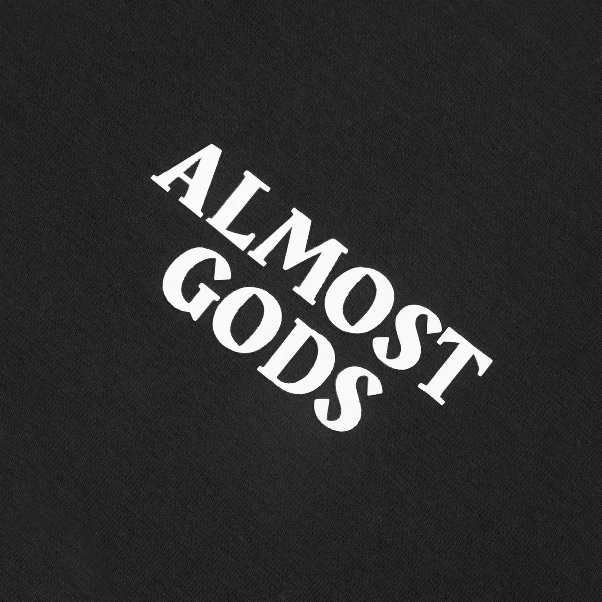ALMOST GODS | ALMOST GODS LOGO TEE { BLACK