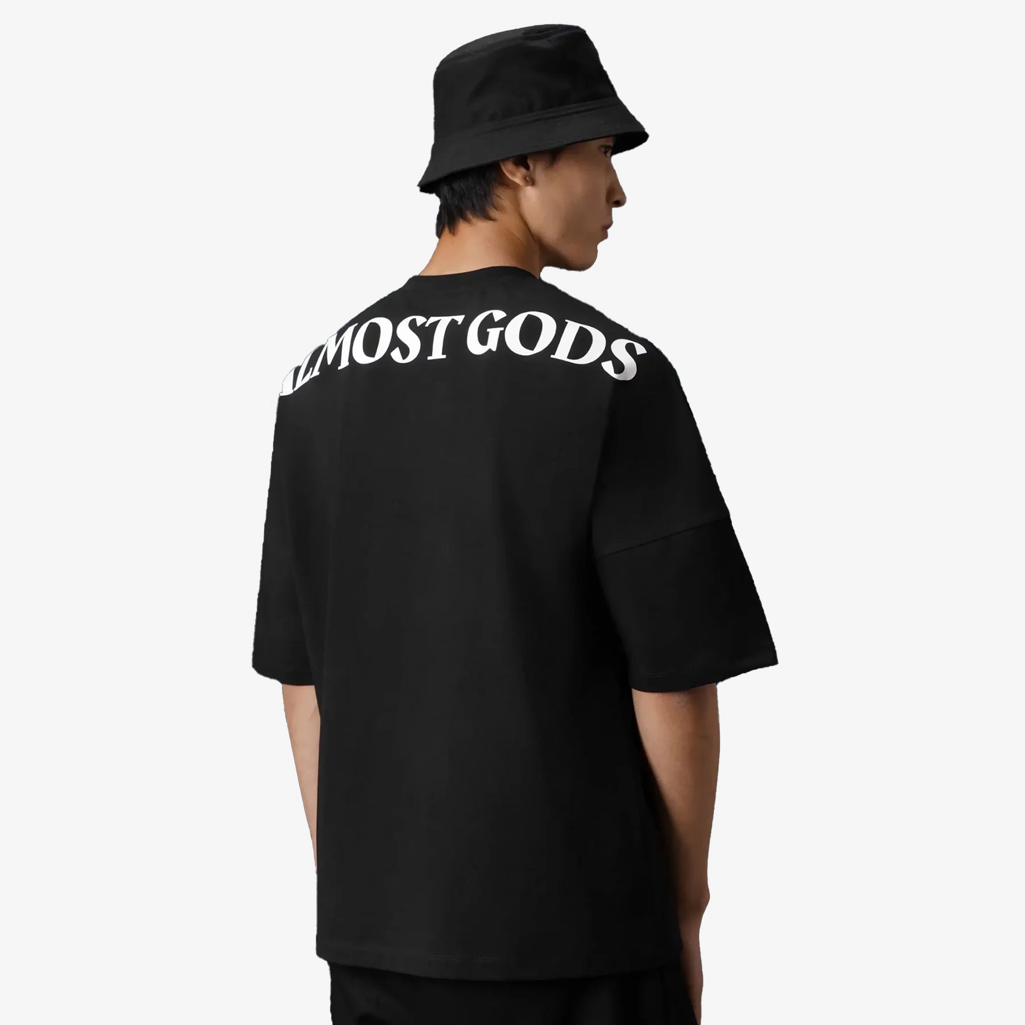 ALMOST GODS | ALMOST GODS LOGO TEE { BLACK