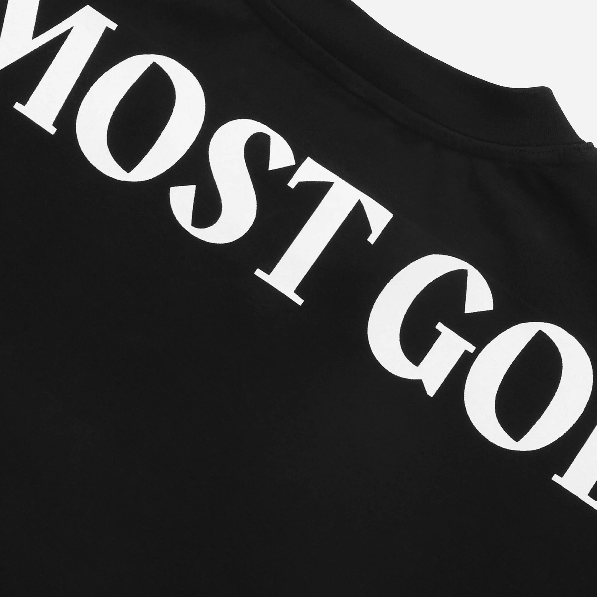 ALMOST GODS | ALMOST GODS LOGO TEE { BLACK