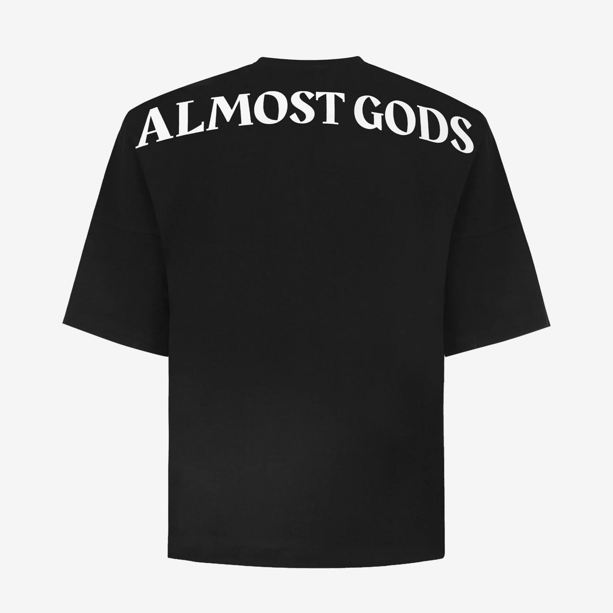 ALMOST GODS | ALMOST GODS LOGO TEE { BLACK