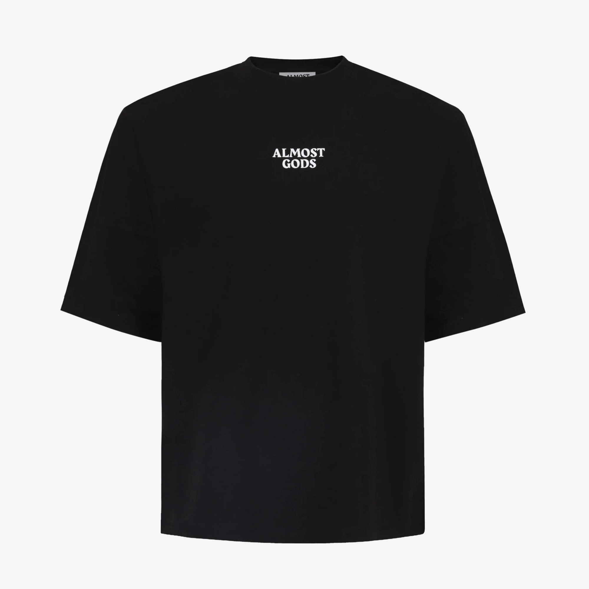 ALMOST GODS | ALMOST GODS LOGO TEE { BLACK
