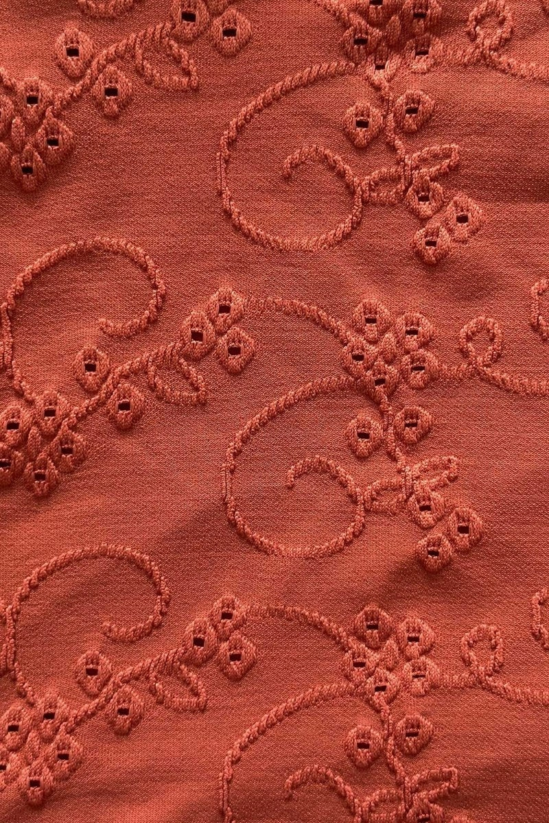 Barbara Tank Top / Spice Eyelet