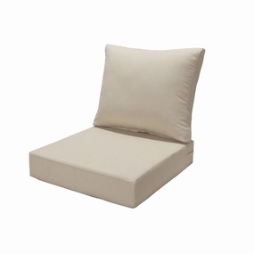 Better Homes & Gardens BH5608811816009 24"x24" Premium Beige Outdoor 2 Piece Deep Seat Cushion