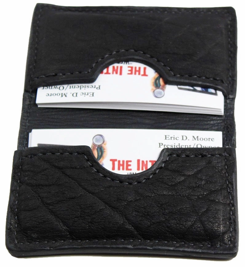 Black American Bison Credit Card & Business Card Wallet