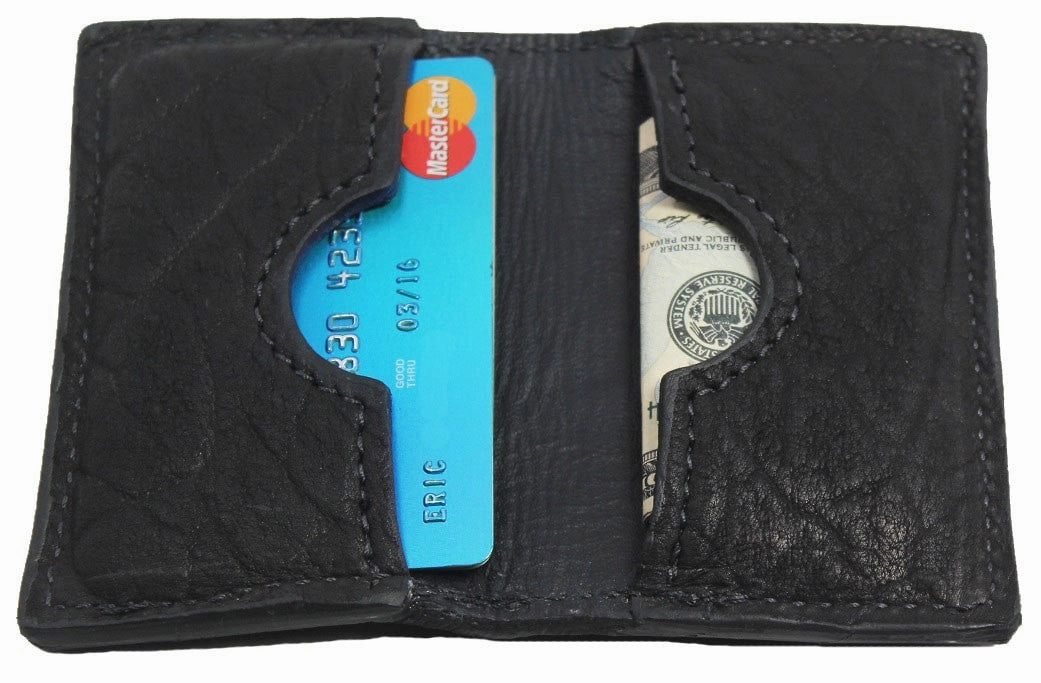 Black American Bison Credit Card & Business Card Wallet
