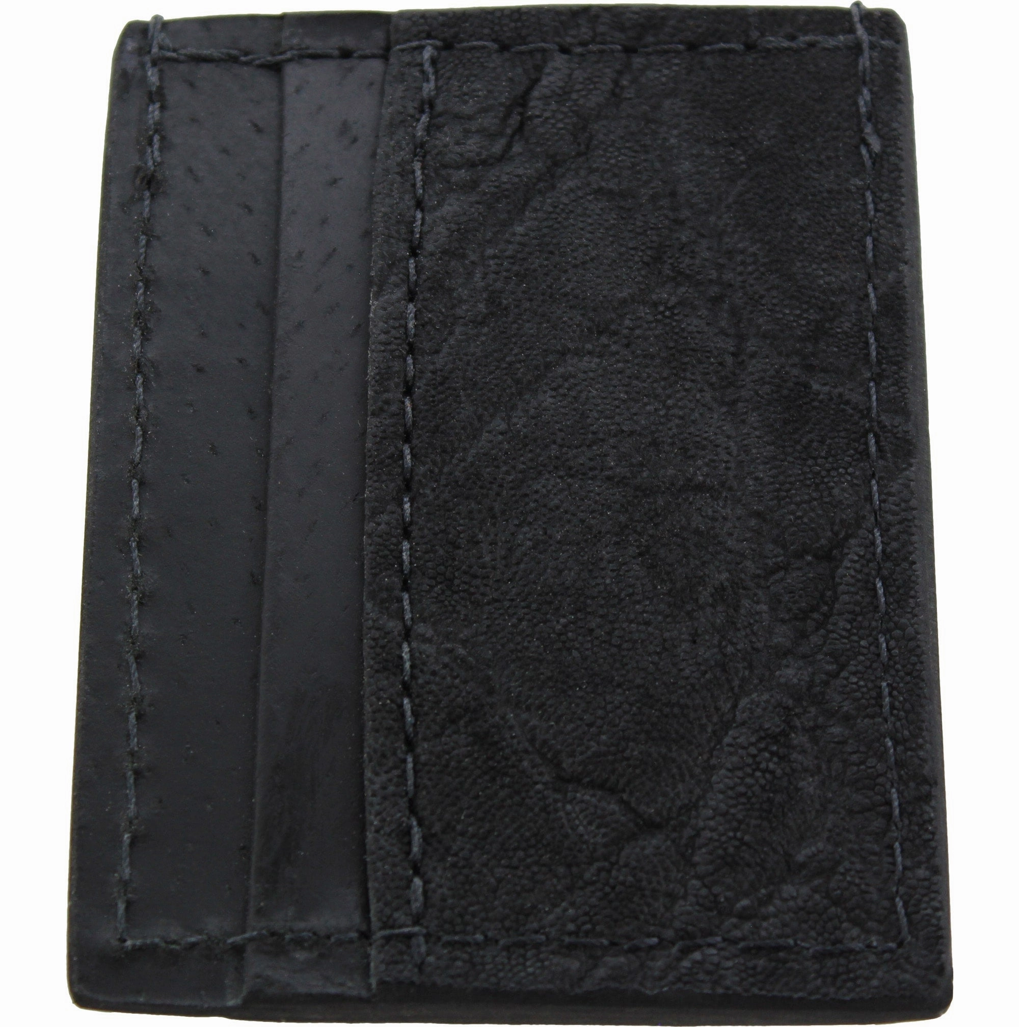 Black Elephant Money Clip Wallet With Credit Card Slots