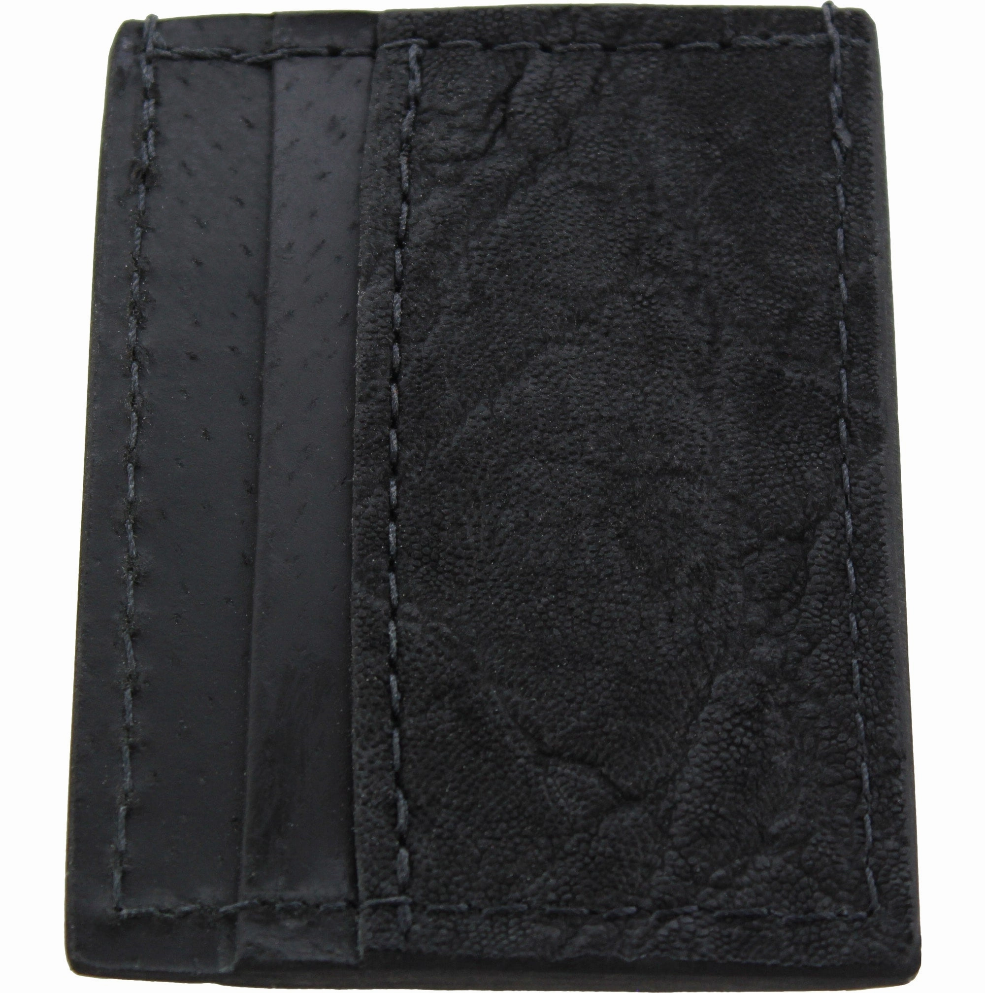Black Elephant Money Clip Wallet With Credit Card Slots