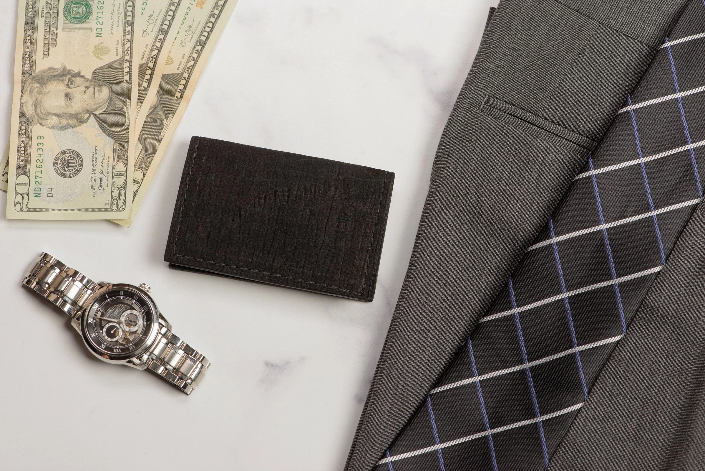Black Hippopotamus Credit Card & Business Card Wallet