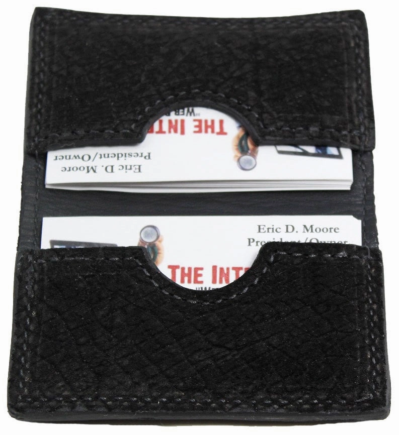 Black Hippopotamus Credit Card & Business Card Wallet