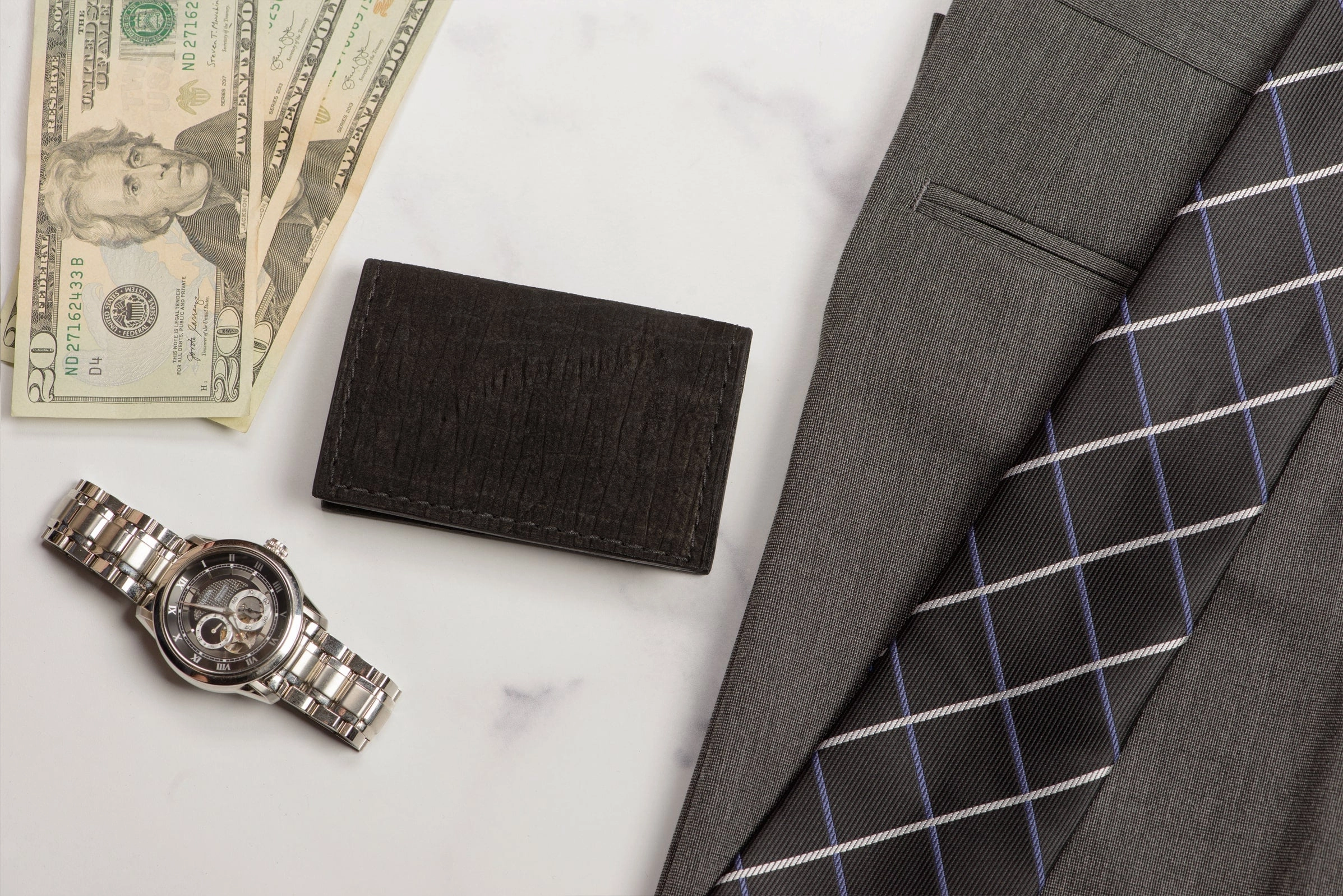 Black Hippopotamus Credit Card & Business Card Wallet