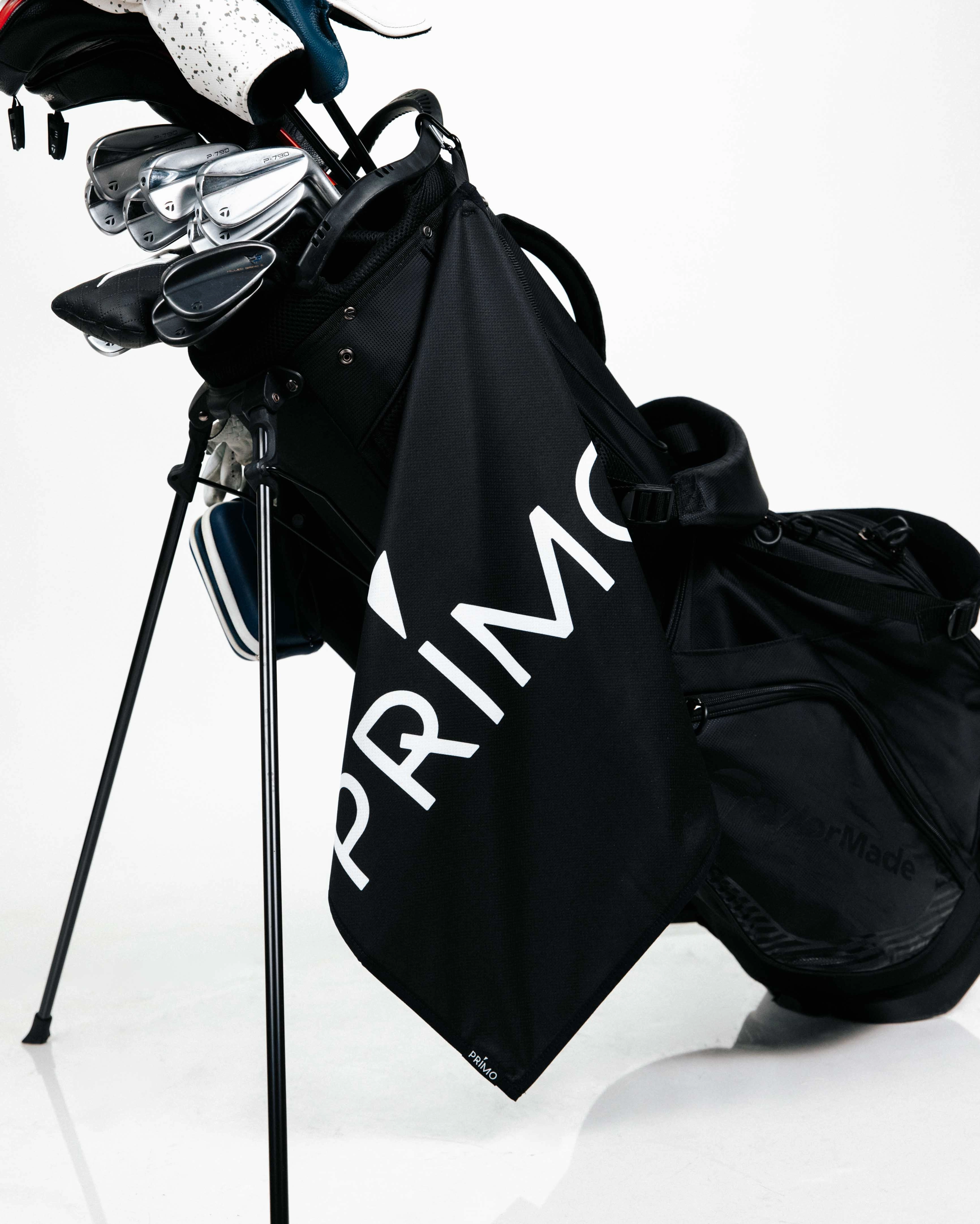 Black Primo Wordmark Towel