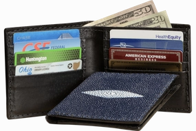 Blue Stingray Bifold Wallet