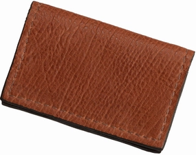 Brown American Bison Credit Card & Business Card Wallet