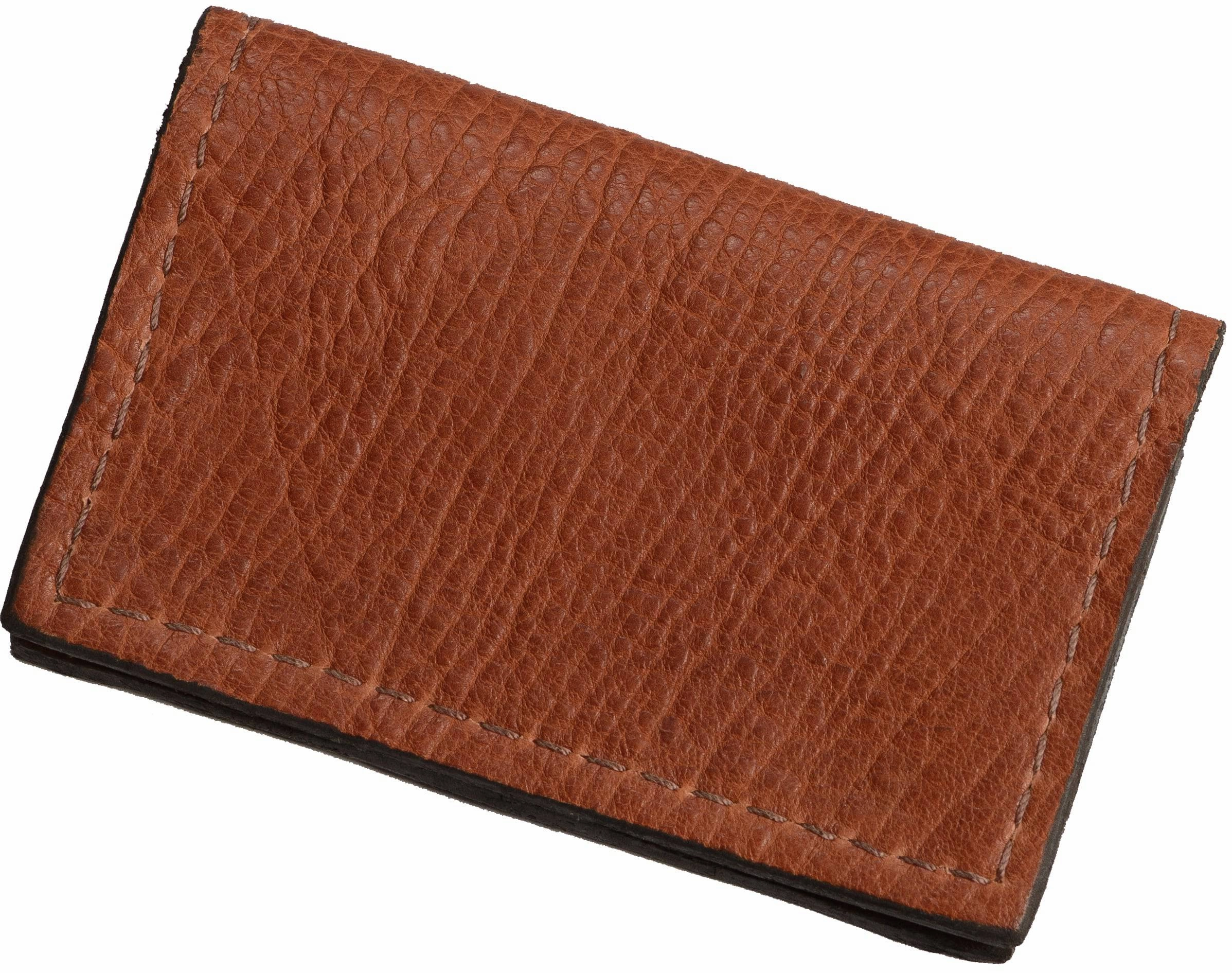 Brown American Bison Credit Card & Business Card Wallet