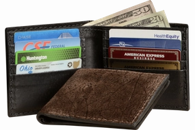 Brown Hippopotamus Bifold Wallet