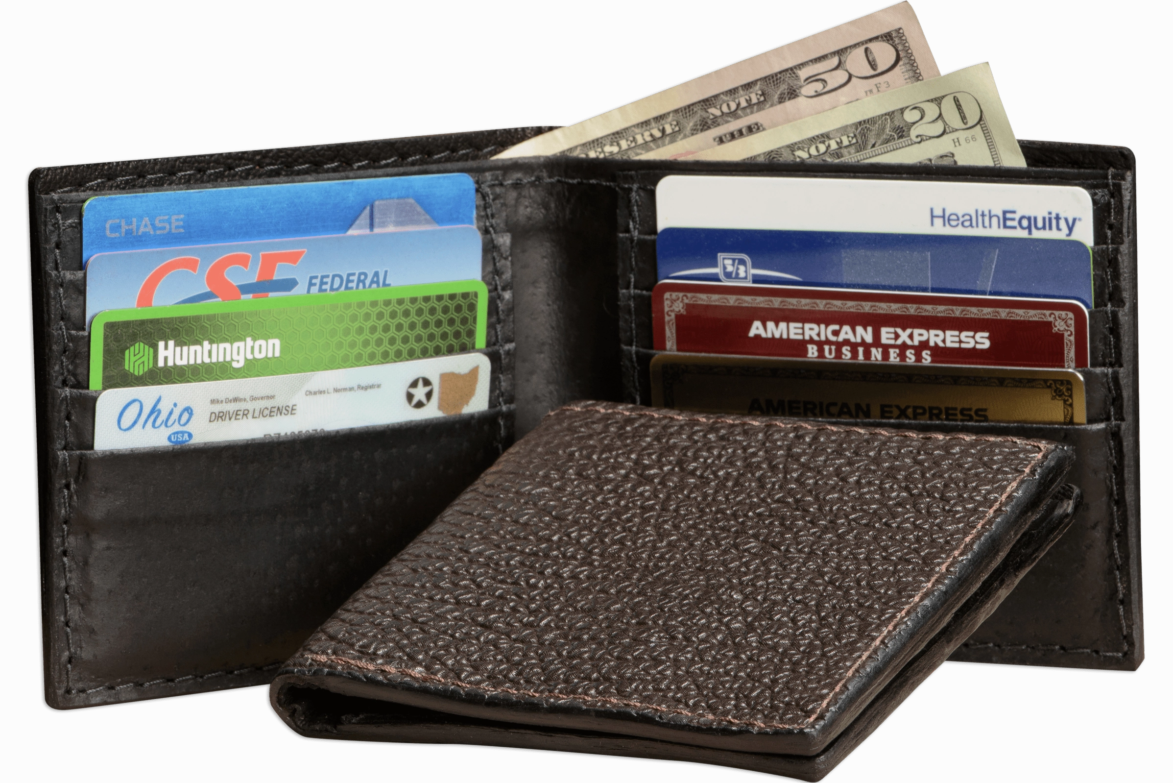 Brown Shark Bifold Wallet