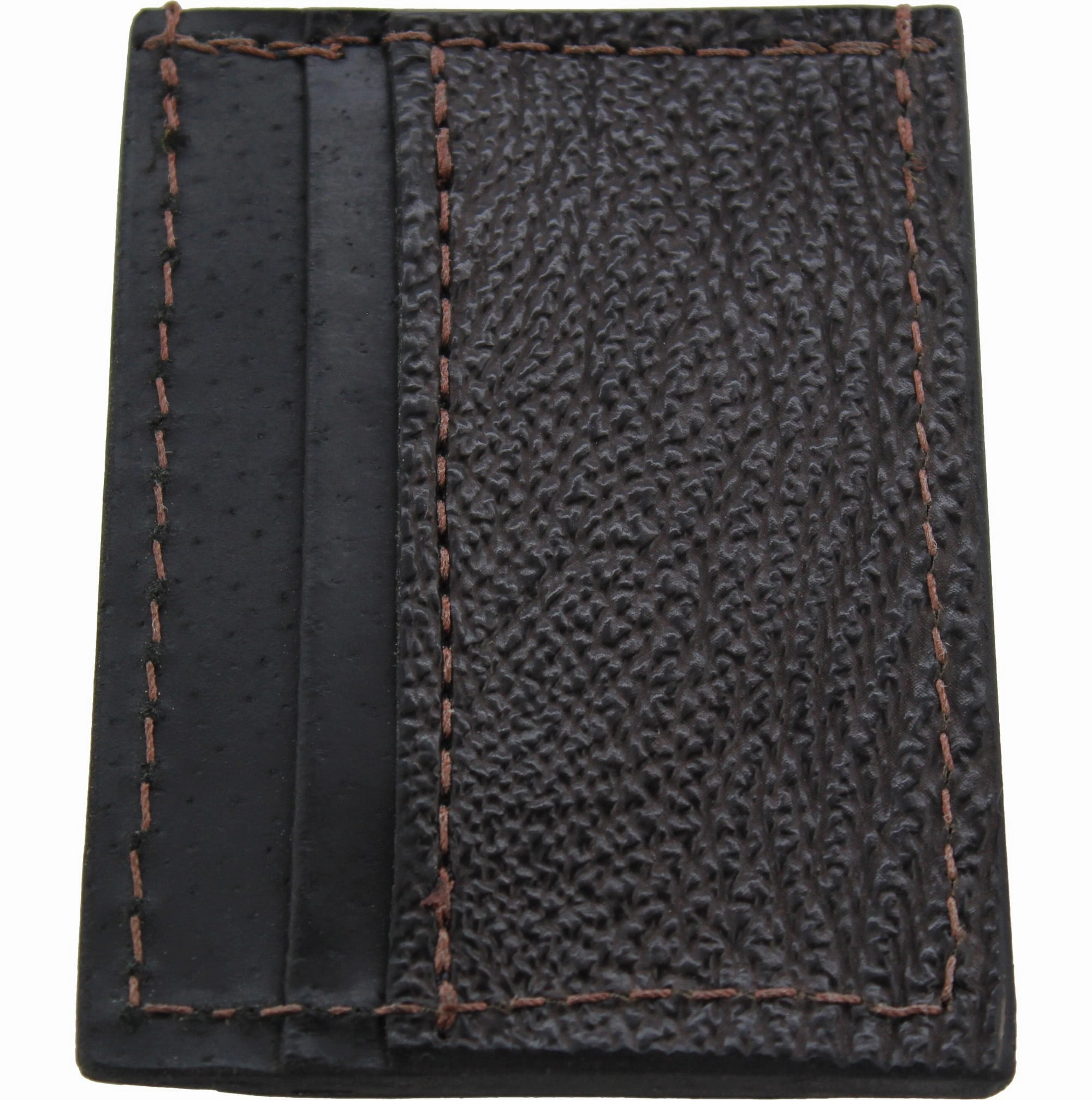 Brown Shark Money Clip Wallet With Credit Card Slots
