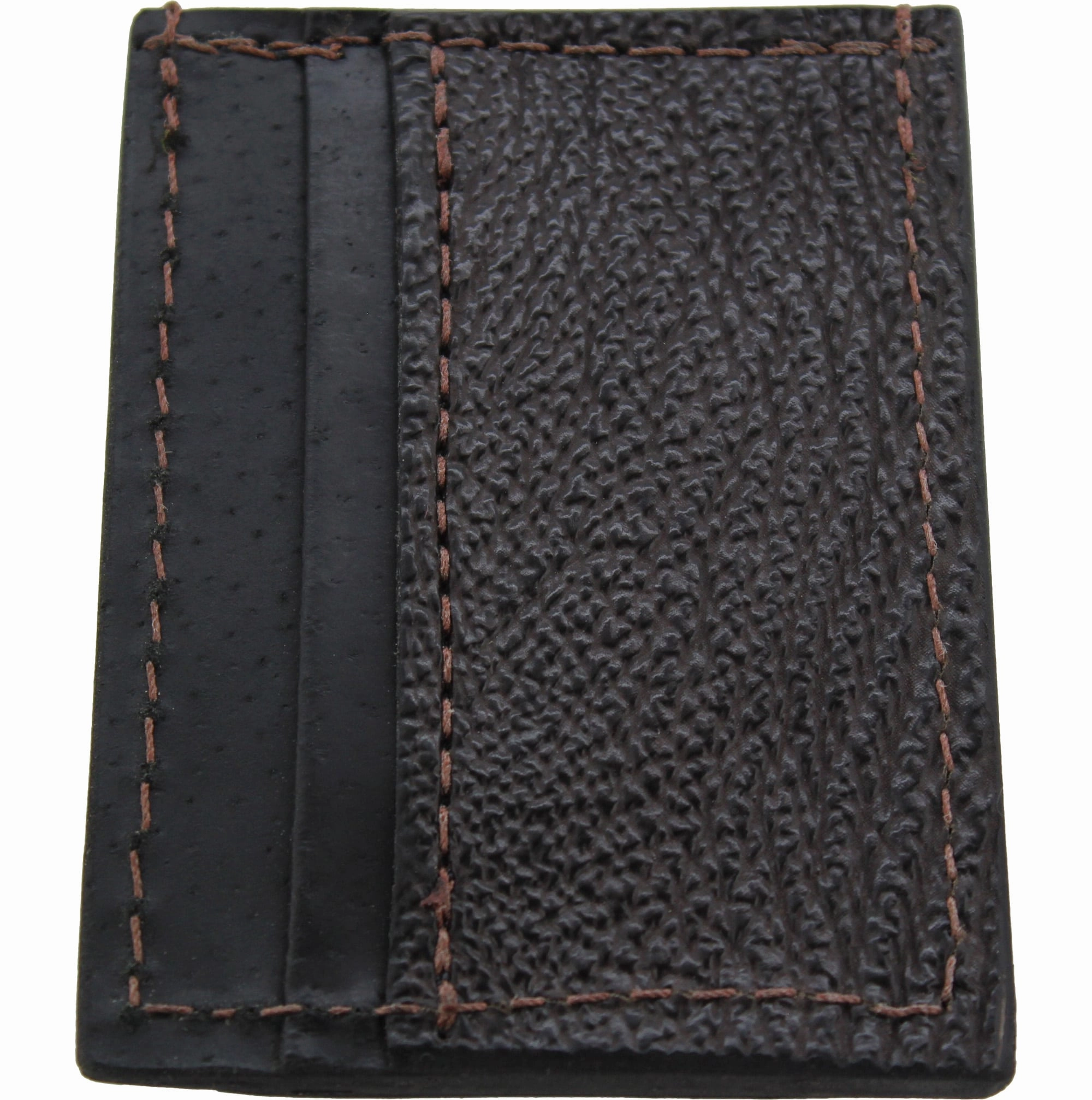 Brown Shark Money Clip Wallet With Credit Card Slots
