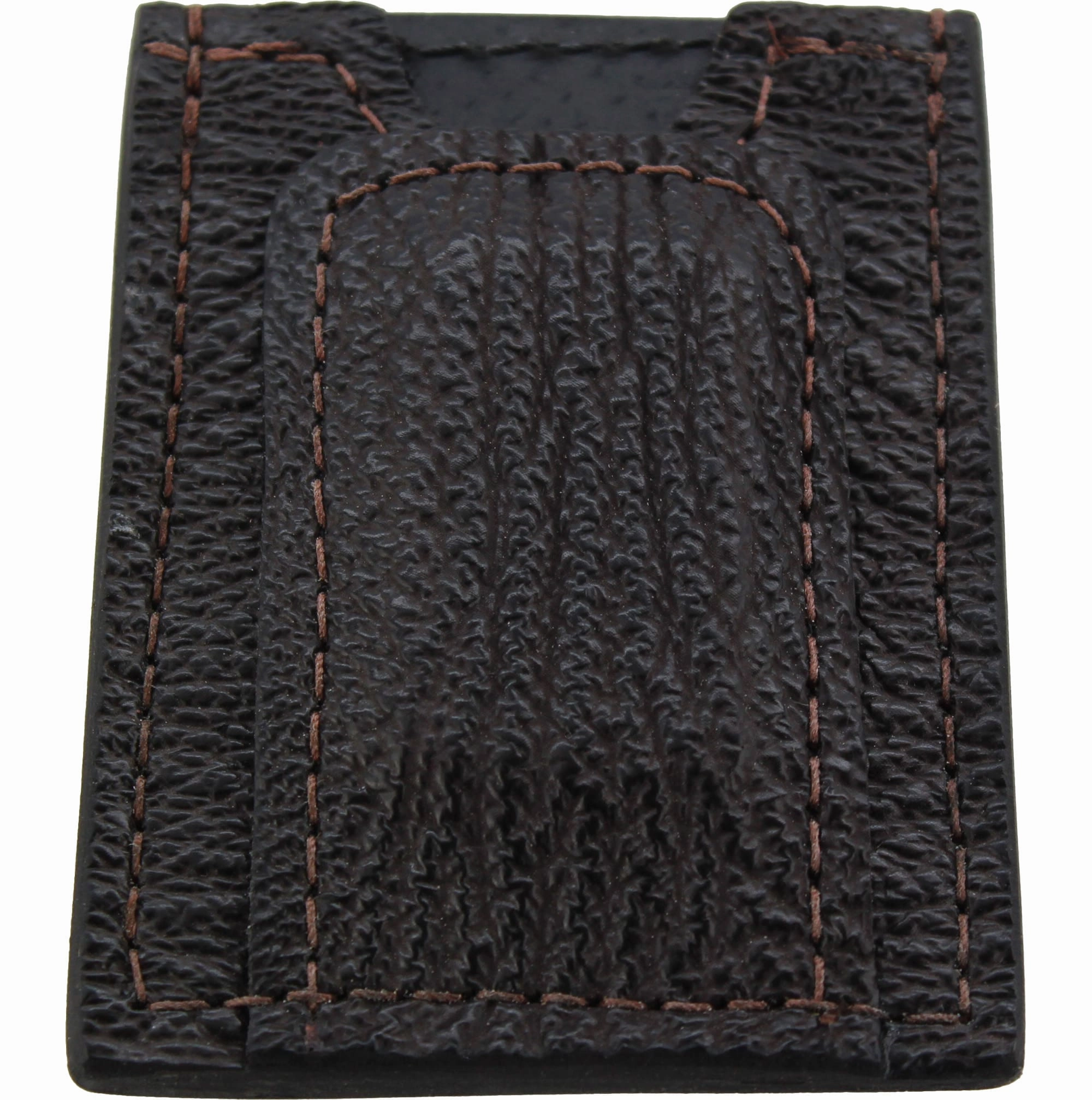 Brown Shark Money Clip Wallet With Credit Card Slots