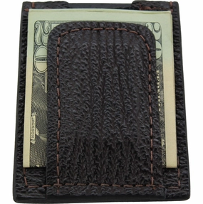 Brown Shark Money Clip Wallet With Credit Card Slots