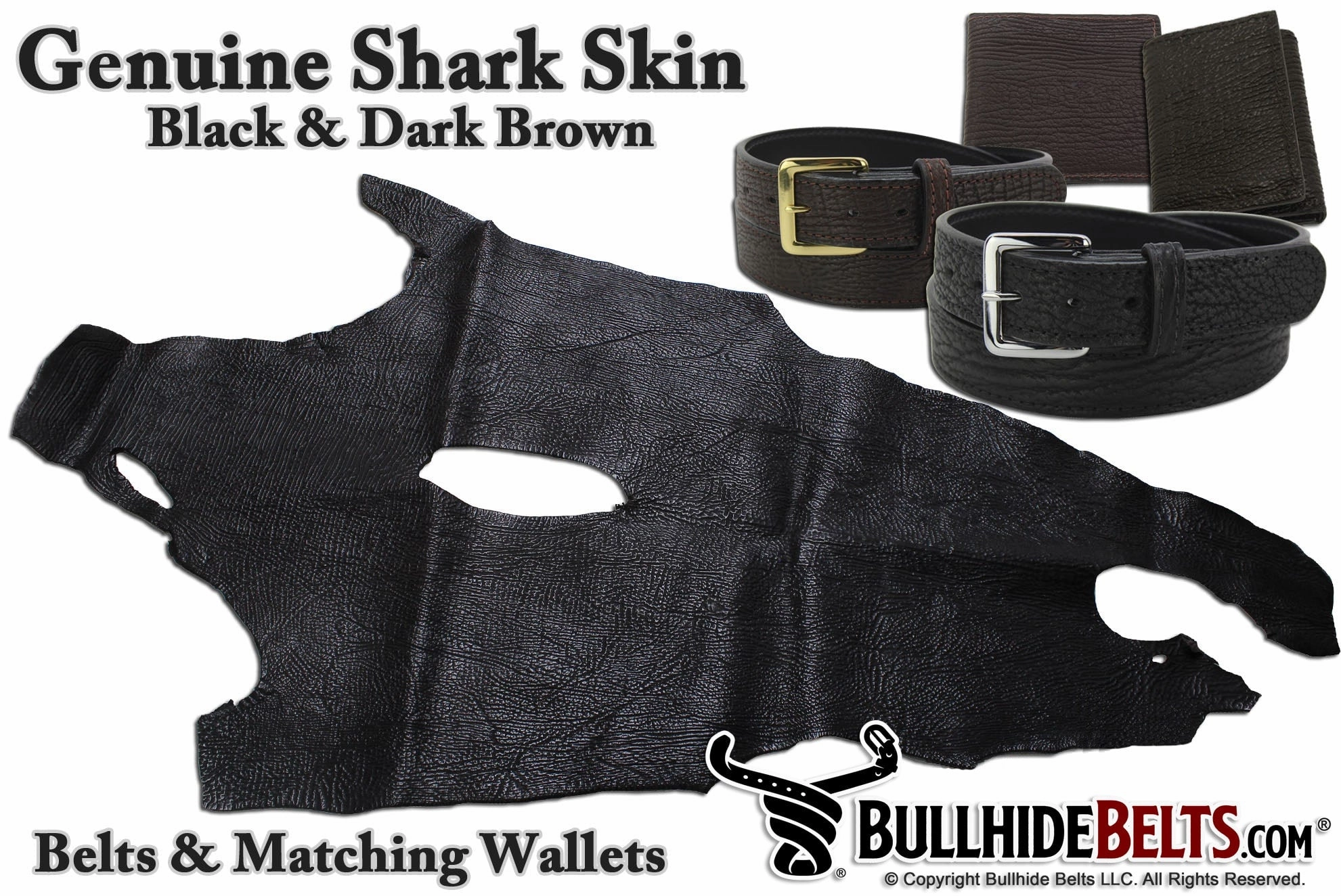 Brown Shark Money Clip Wallet With Credit Card Slots