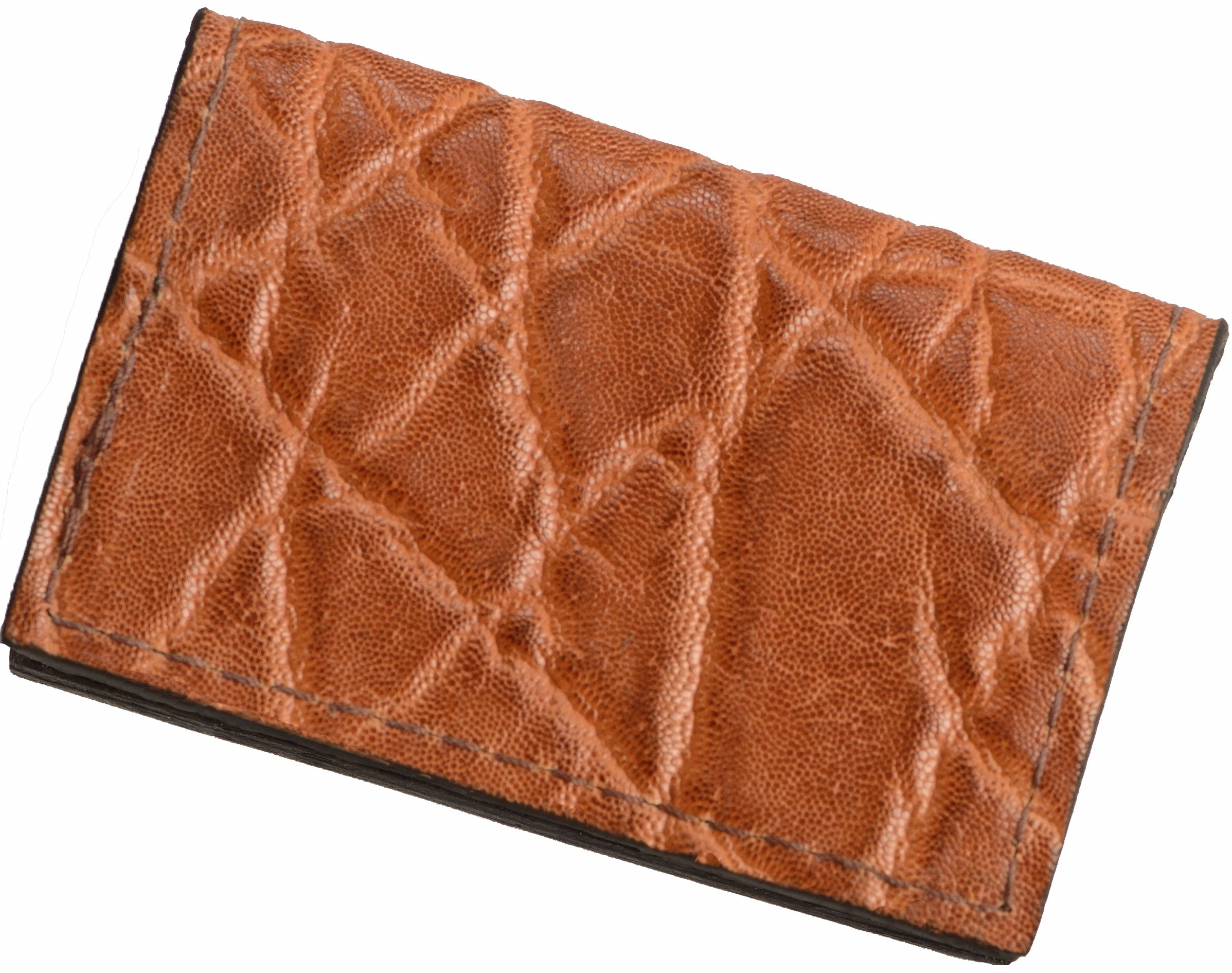 Caramel Brown Elephant Credit Card & Business Card Wallet