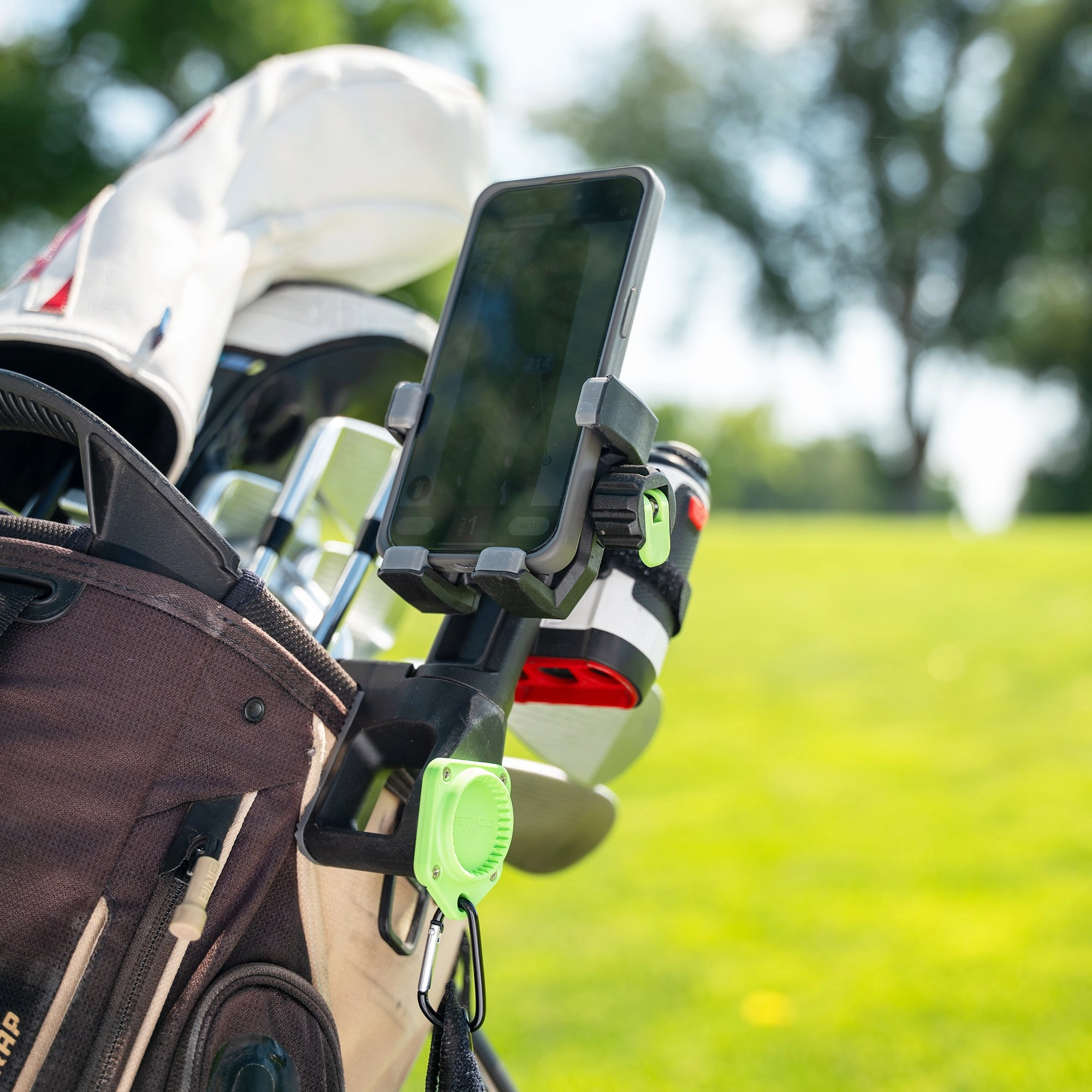 CarryStack Magnetic Push Cart Phone Holder & Accessory Mount