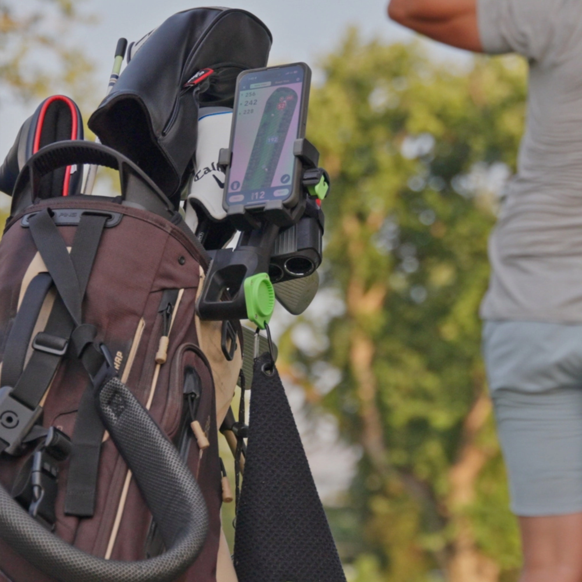 CarryStack Magnetic Push Cart Phone Holder & Accessory Mount