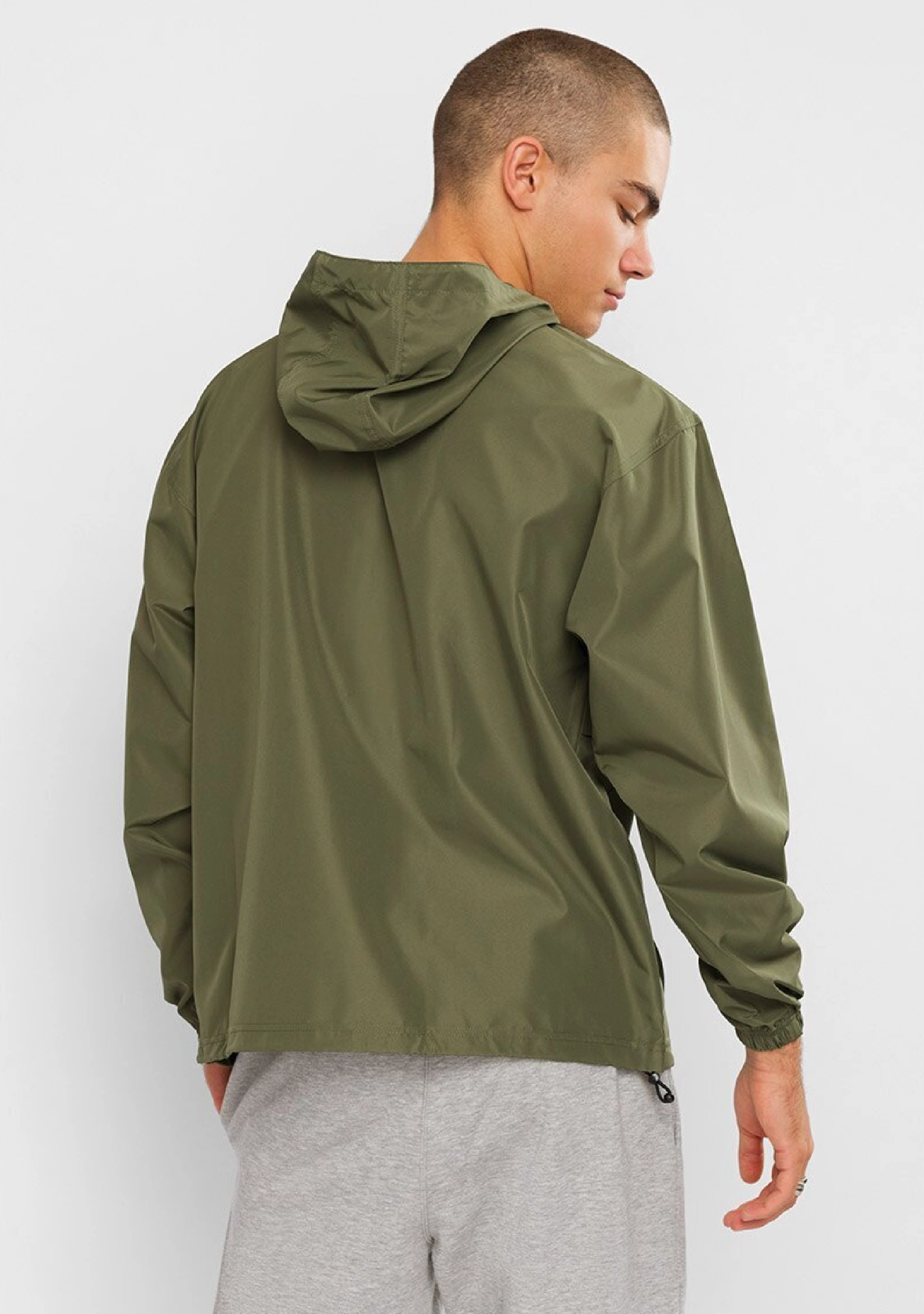 Champion Mens US Quarter Zip Packable Jacket
