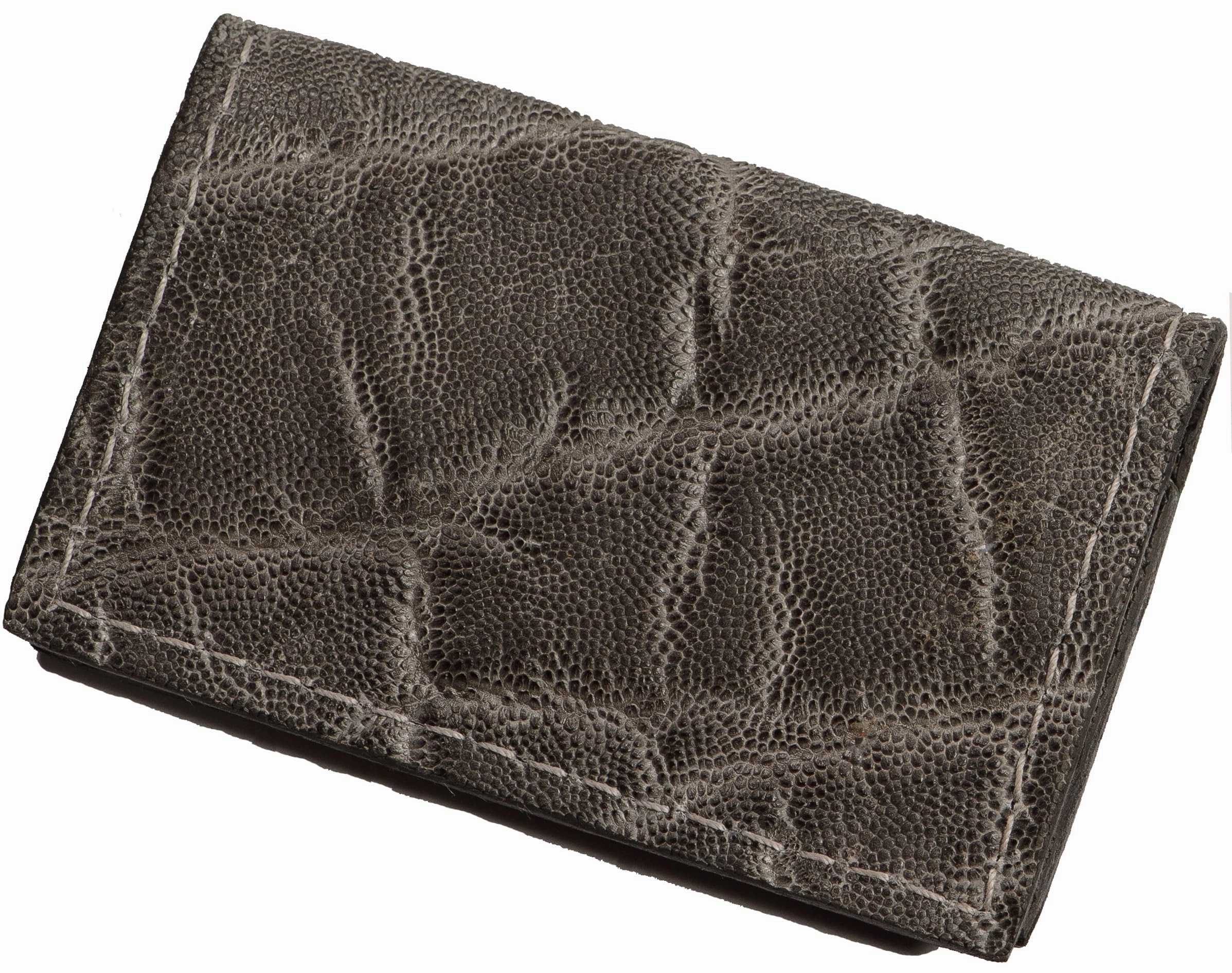 Charcoal Gray Elephant Credit Card & Business Card Wallet