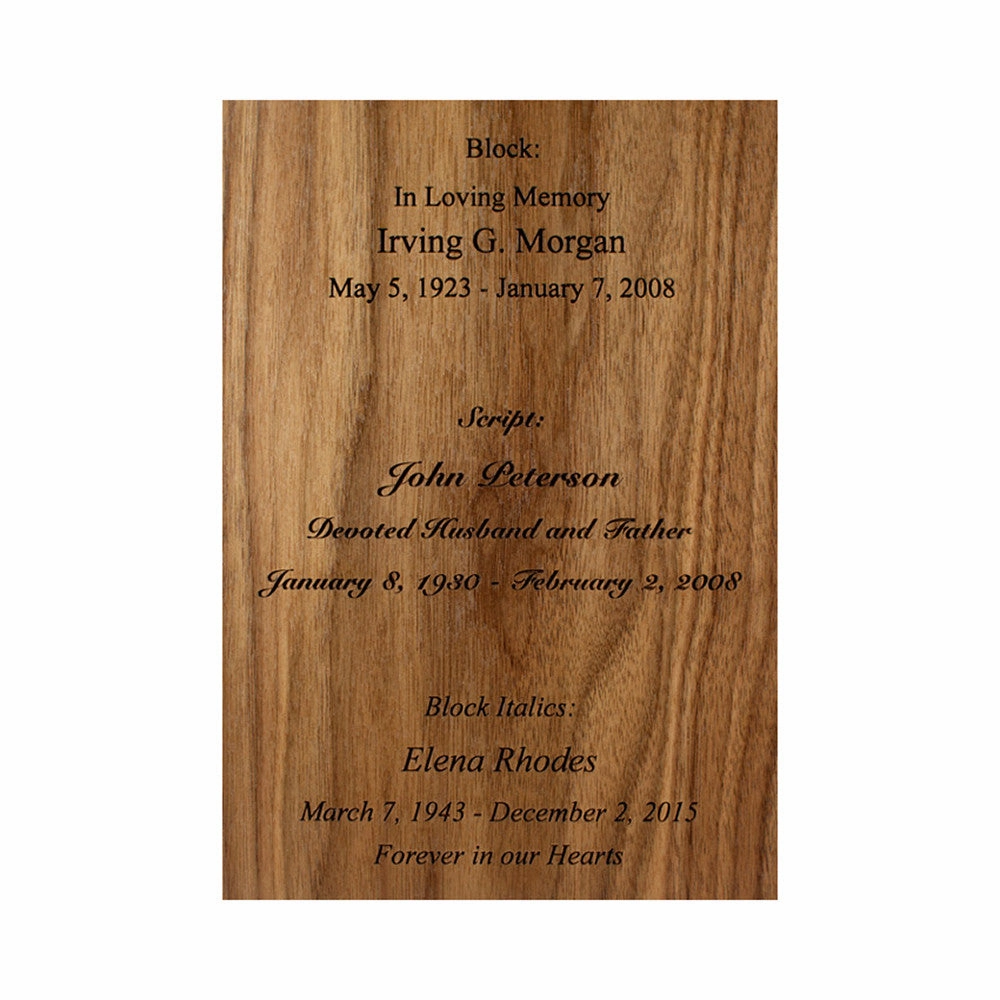 Cherry Wood Cremation Urn with Praying Hands Made in the USA