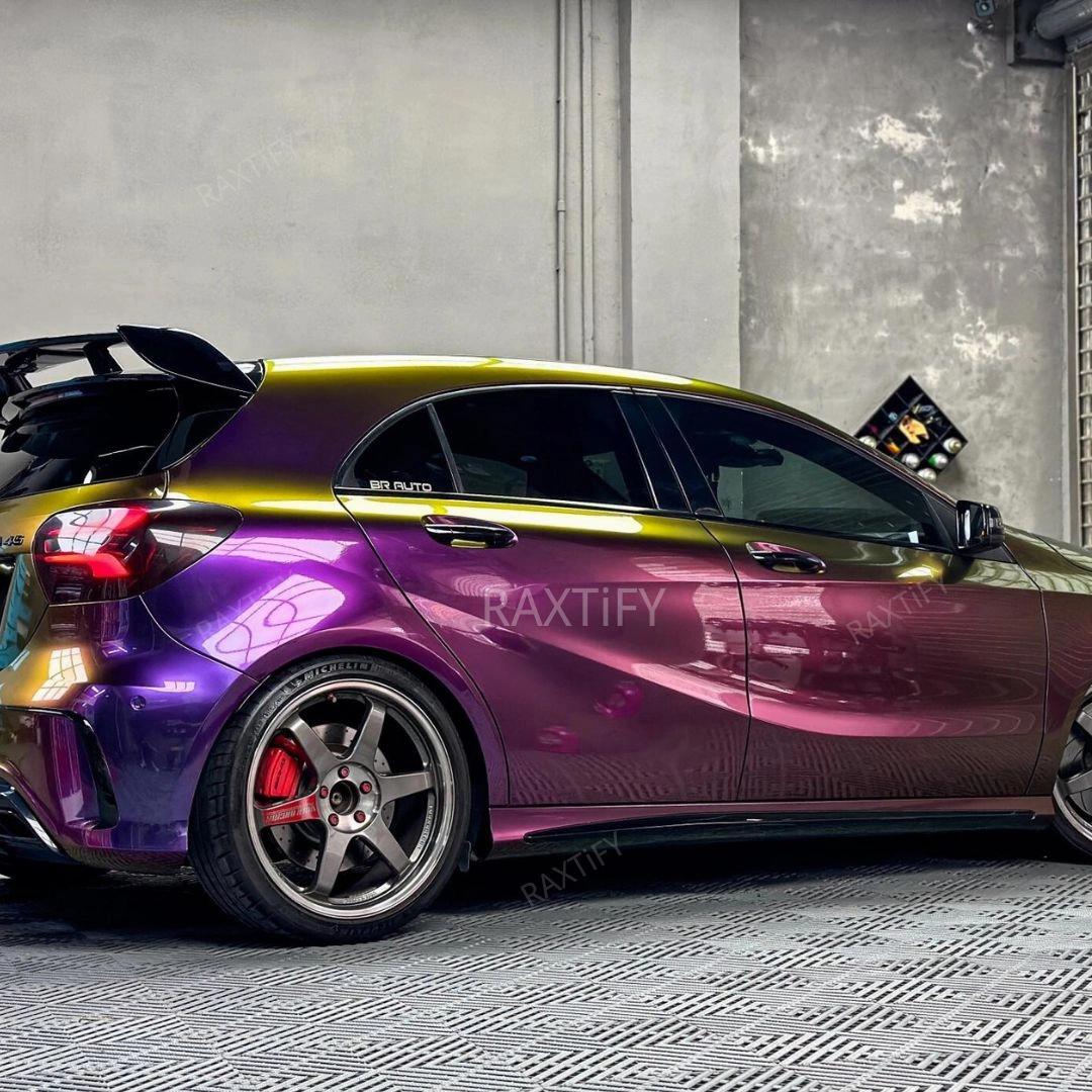 Color Shift Spectrum Grape Green Vinyl Wrap