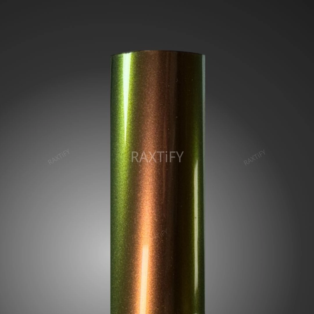 Color Shift Spectrum Green Gold Vinyl Wrap