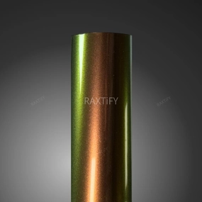 Color Shift Spectrum Green Gold Vinyl Wrap