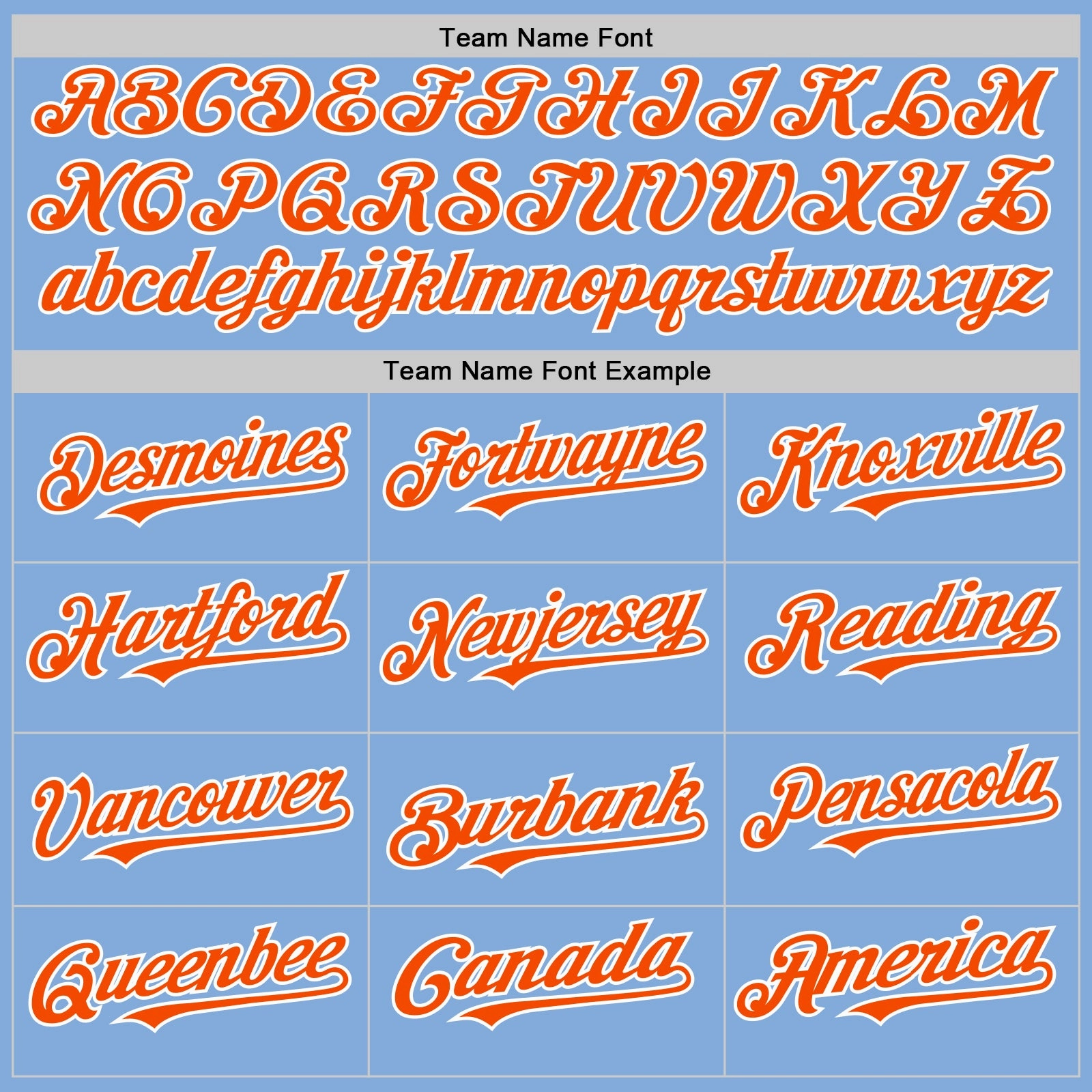 Custom Light Blue Orange-White Authentic Sleeveless Baseball Jersey