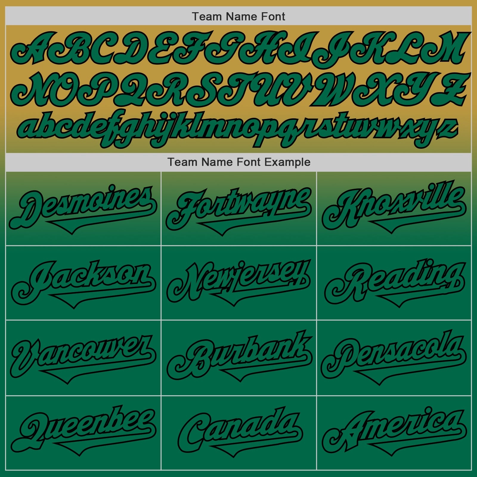 Custom Old Gold Kelly Green-Black Authentic Fade Fashion Baseball Jersey