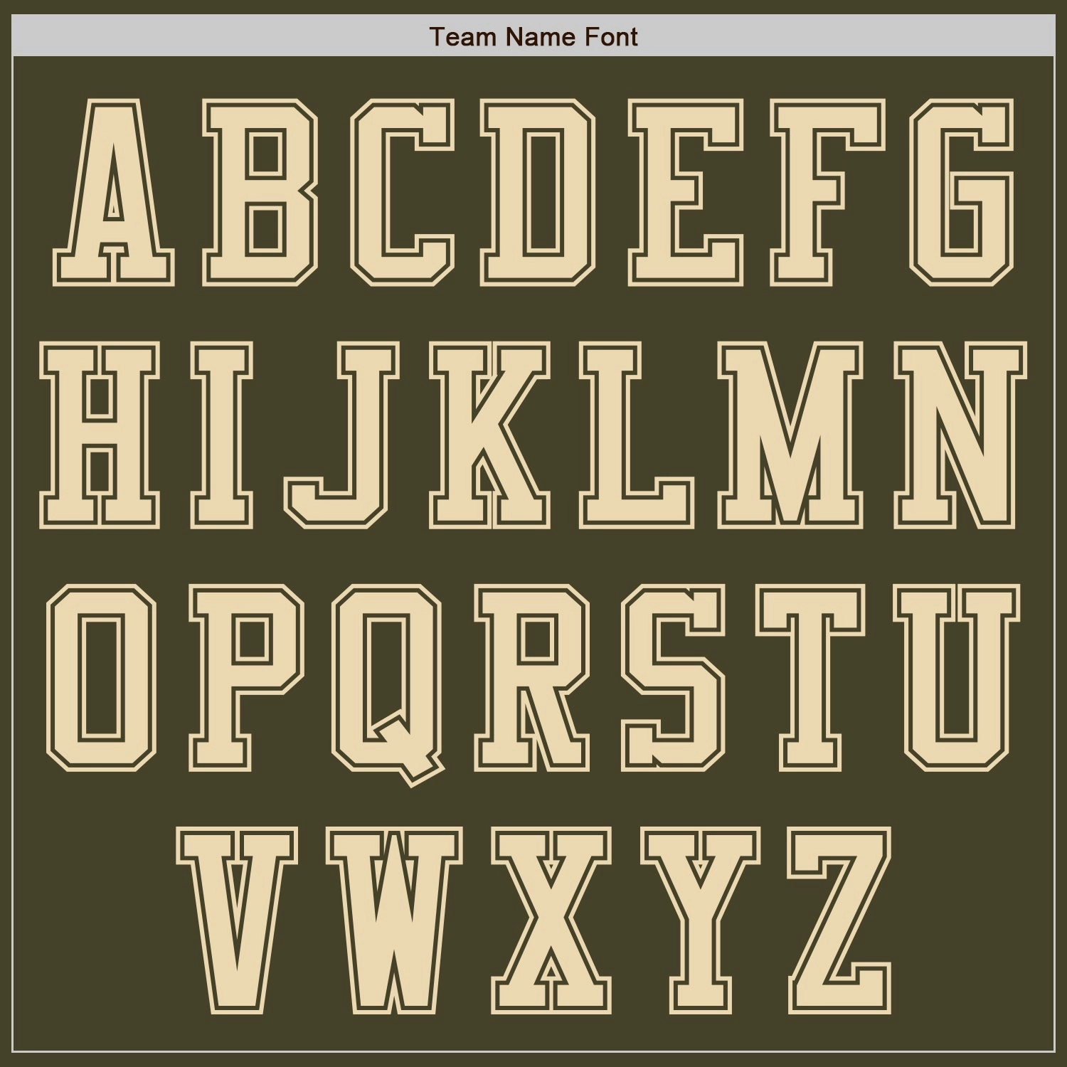 Custom Olive Cream Authentic Salute To Service Baseball Jersey