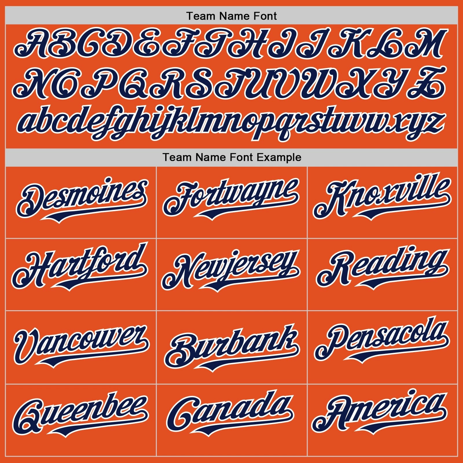 Custom Orange Navy-White Line Authentic Baseball Jersey