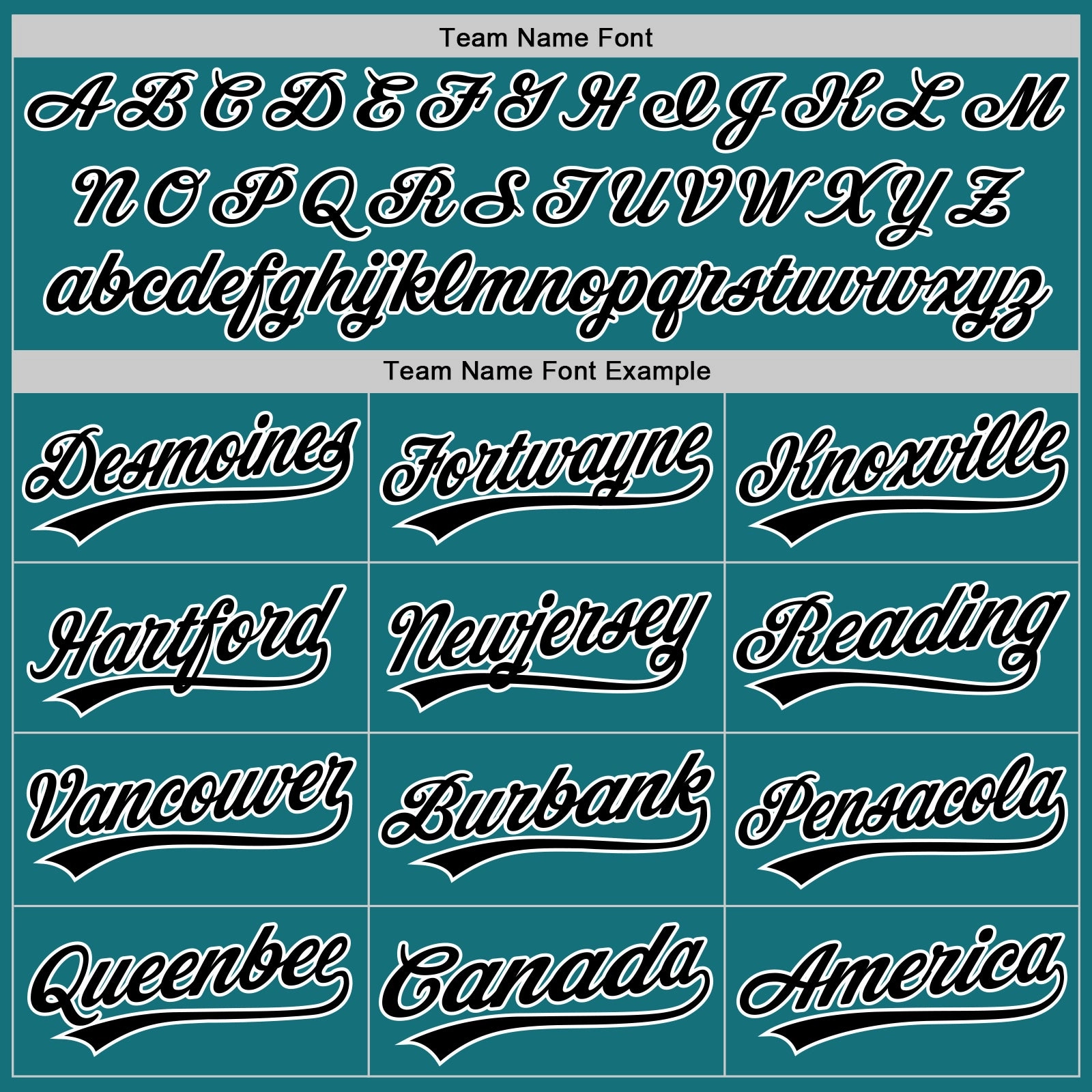 Custom Teal Black Pinstripe Black-White Authentic Baseball Jersey