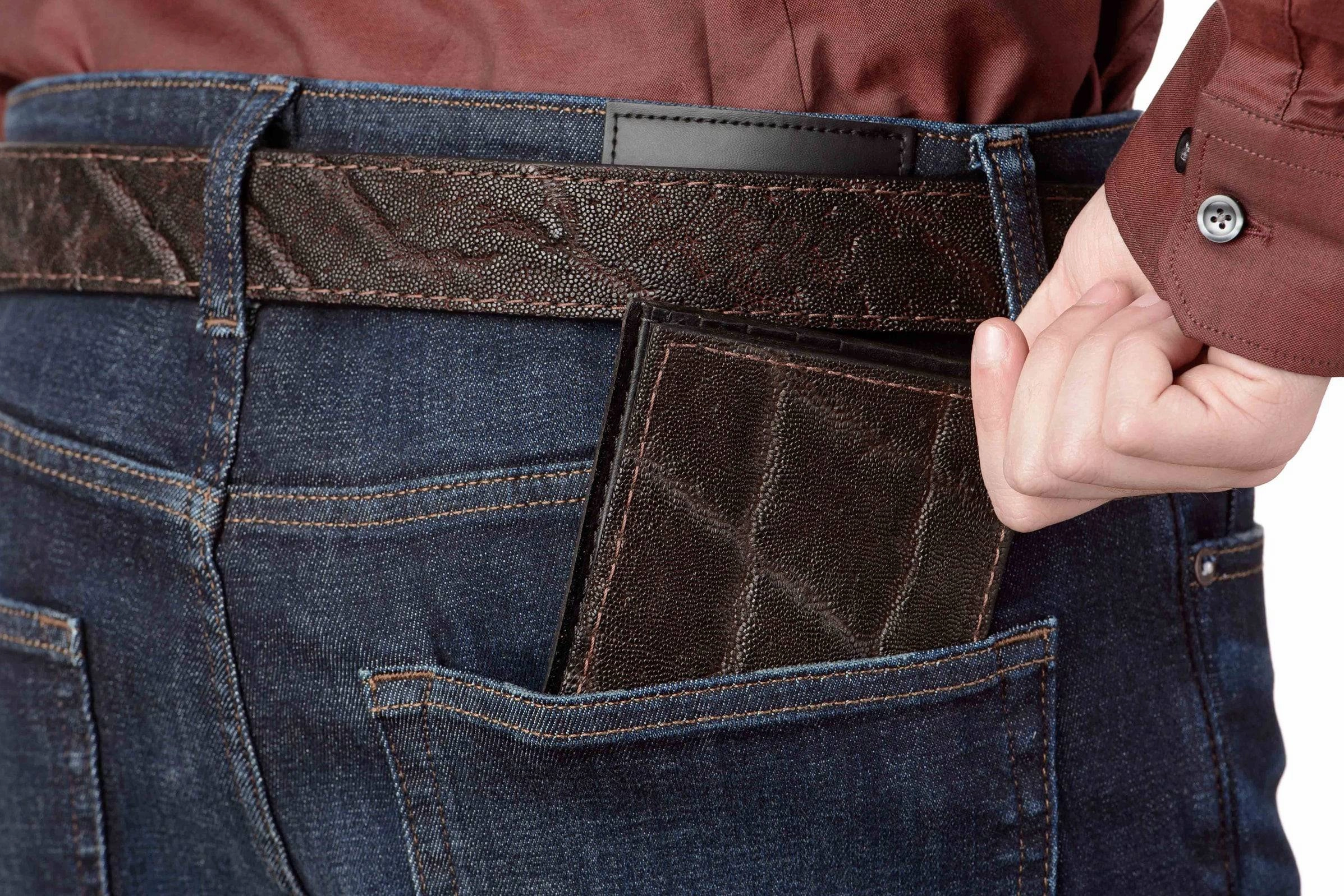 Dark Brown Elephant Bifold Wallet