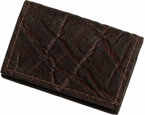 Dark Brown Elephant Credit Card & Business Card Wallet