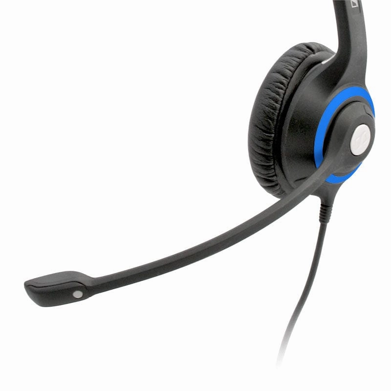 DeskMate Single-Ear USB Computer Headset with Call Control – Skype for Business Optimized