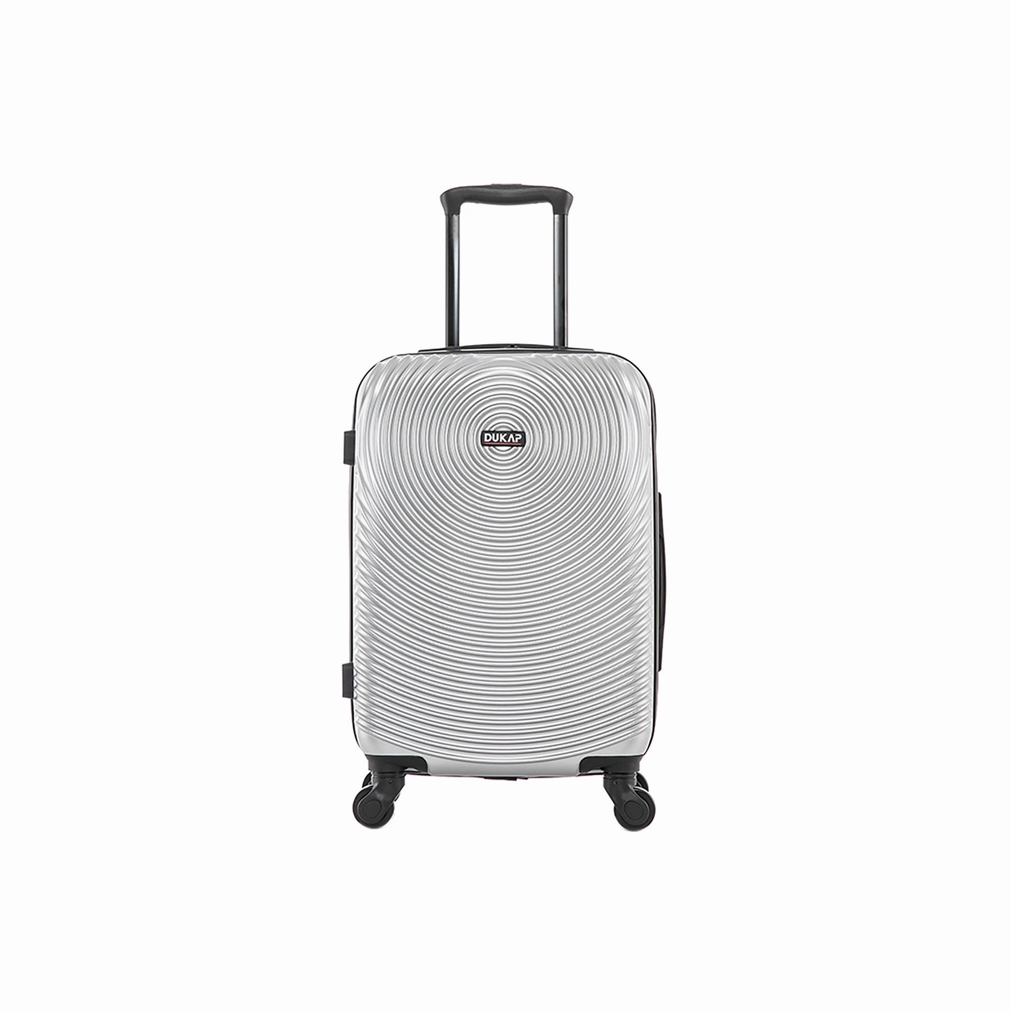Dukap Inception 20" Carry-On Hardside Lightweight Spinner Luggage - SILVER ONE SIZE