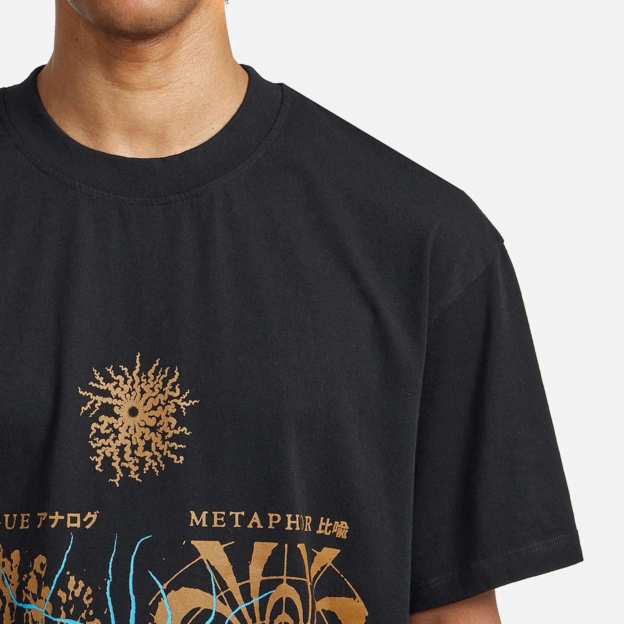 EDWIN | ANALOGUE METAPHOR T-SHIRT { BLACK